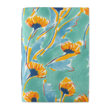 Load image into Gallery viewer, Floral-Patterned 100% Cotton Journal with 80 Paper Pages - Summer Tales | NOVICA