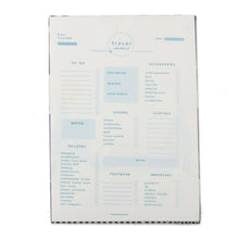Load image into Gallery viewer, Patterned 100% Cotton Travel Planner with 30 Paper Pages - Blue & Wondrous | NOVICA