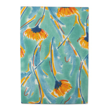 Load image into Gallery viewer, Spring-Inspired 30-Page Block-Printed Cotton Travel Planner - Summer Voyage | NOVICA