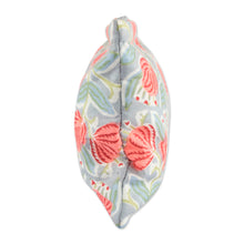 Load image into Gallery viewer, Botanical-Themed Cotton Toiletry Case and Travel Pouch - Blossoming Basics | NOVICA