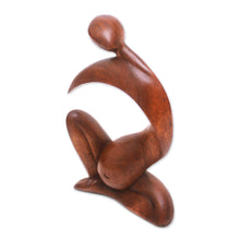 Load image into Gallery viewer, Wood statuette - Pregnant Grace | NOVICA