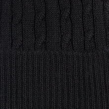 Load image into Gallery viewer, 100% alpaca hat - Black Braid Cascade | NOVICA
