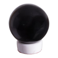Load image into Gallery viewer, Onyx Sphere Sculpture with Calcite Base - World of Shadows | NOVICA