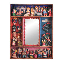 Load image into Gallery viewer, Hand Made Folk Art Mirror from Peru - Little Carnaval | NOVICA