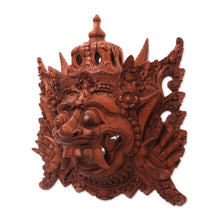 Load image into Gallery viewer, Balinese Carved Wood Mask Depicting Alengka King of Alengka - Rahwana King of Alengka | NOVICA