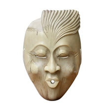 Load image into Gallery viewer, Unique Modern Wood Mask - The Whistler | NOVICA