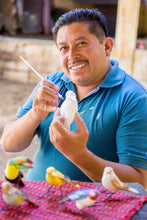 Load image into Gallery viewer, Hand Sculpted, Hand Painted Ceramic Cardinal Figurine - Cardinal | NOVICA