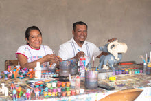 Load image into Gallery viewer, Handmade Alebrije Goat Figurine - Bold Goat | NOVICA