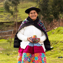 Load image into Gallery viewer, Hand Carved Andean Traditional Village Gourd Decorative Box - Honoring Tradition | NOVICA