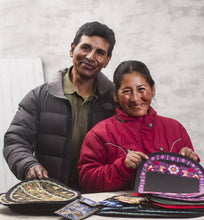 Load image into Gallery viewer, Deer-Themed Embroidered Coin Purse from Peru - Colca Deer | NOVICA
