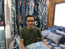 Load image into Gallery viewer, Hand Crafted Striped Cotton Sundress - Horizon in Peach | NOVICA