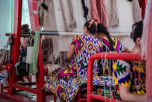 Load image into Gallery viewer, Handwoven Geometric Wool Area Rug in Vibrant Hues (3.5x5) - Sweet Mosaic | NOVICA