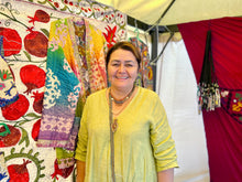 Load image into Gallery viewer, Handwoven Geometric Colorful Wool Area Rug (2.5x5) - Multicolor Directions | NOVICA