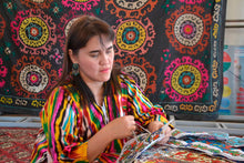 Load image into Gallery viewer, Pomegranate-Themed Iroki Embroidered Sling in Vibrant Hues - Sweet Season | NOVICA