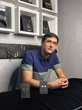 Load image into Gallery viewer, Warm-Toned Multi-Gemstone Beaded Hoop Earrings - Fearless Alignment | NOVICA