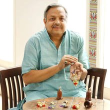 Load image into Gallery viewer, Fair Trade Hand-carved Wood Ornaments (set of 3) - Bells of Peace | NOVICA