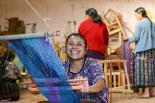Load image into Gallery viewer, Earth-Tone Rayon Chenille Scarf from Guatemala - Paths | NOVICA