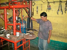 Load image into Gallery viewer, Handblown Green Recycled Glass Pitcher Set for 2 - Cool Chalice | NOVICA
