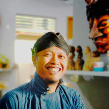 Load image into Gallery viewer, Hand Made Batik Wood Mask from Java - Panji Semirang | NOVICA