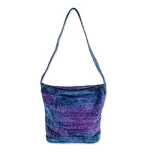 Load image into Gallery viewer, Bamboo Chenille Bag Handmade in Guatemala - Magical Moon | NOVICA