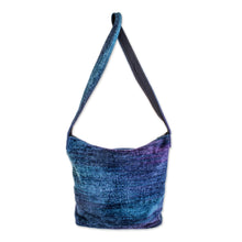 Load image into Gallery viewer, Bamboo Chenille Bag Handmade in Guatemala - Magical Moon | NOVICA