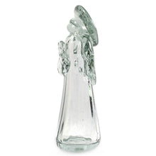 Load image into Gallery viewer, Hand Crafted Recycled Glass Prayer Sculpture - Crystal Virgin | NOVICA