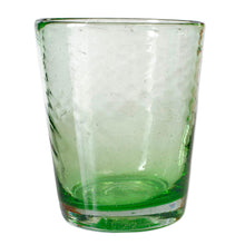 Load image into Gallery viewer, Handblown Green Recycled Glass Pitcher Set for 2 - Cool Chalice | NOVICA