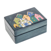 Load image into Gallery viewer, Handmade Christmas Wood Ornaments (Set of 4) - Village | NOVICA