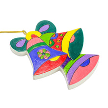Load image into Gallery viewer, Pinewood ornaments (Set of 6) - Christmas Bells | NOVICA