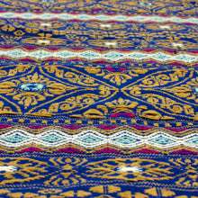 Load image into Gallery viewer, Blue Cotton Runner Table Linen - Guatemala is Home | NOVICA