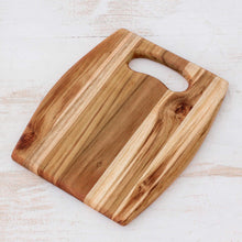 Load image into Gallery viewer, Wood Cutting Board Kitchen Accessory - Barrel | NOVICA