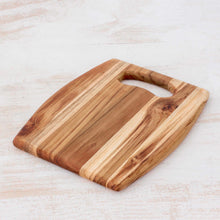 Load image into Gallery viewer, Wood Cutting Board Kitchen Accessory - Barrel | NOVICA