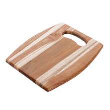 Load image into Gallery viewer, Wood Cutting Board Kitchen Accessory - Barrel | NOVICA
