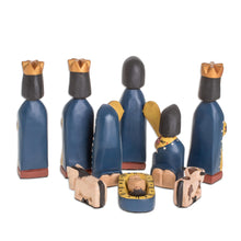Load image into Gallery viewer, Hand Crafted Religious Wood Sculpture (Set of 9) - Faithful | NOVICA