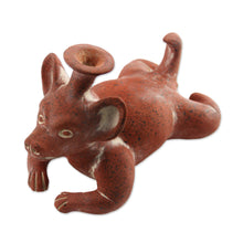 Load image into Gallery viewer, Ceramic sculpture - Xoloitzcuintli Companion | NOVICA