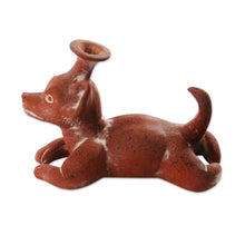 Load image into Gallery viewer, Ceramic sculpture - Xoloitzcuintli Companion | NOVICA