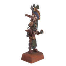 Load image into Gallery viewer, Handmade Mexican Aztec Ceramic Sculpture - Aztlan Warrior | NOVICA