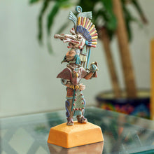 Load image into Gallery viewer, Handmade Mexican Aztec Ceramic Sculpture - Aztlan Warrior | NOVICA