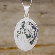 Load image into Gallery viewer, Jade pendant necklace - Green Mystique | NOVICA