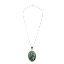 Load image into Gallery viewer, Jade pendant necklace - Green Mystique | NOVICA