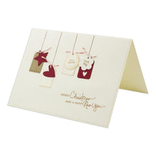 Load image into Gallery viewer, Handcrafted Christmas Greeting Cards Envelopes (set of 4) - Big Wish | NOVICA