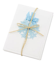 Load image into Gallery viewer, Handcrafted Holiday Greeting Cards Envelopes (set of 4) - Snow Twinkle | NOVICA