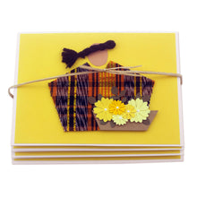 Load image into Gallery viewer, Handcrafted All Purpose Greeting Cards Envelopes (set of 4) - Sacatepequez Florist | NOVICA