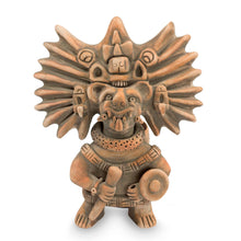 Load image into Gallery viewer, Collectible Zapotec Ceramic Statuette Museum Replica - Zapotec Bat Deity Urn | NOVICA