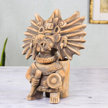 Load image into Gallery viewer, Collectible Zapotec Ceramic Statuette Museum Replica - Zapotec Bat Deity Urn | NOVICA