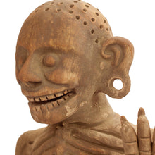 Load image into Gallery viewer, Mexico Day of the Dead Ceramic Sculpture - Aztec God of Death | NOVICA