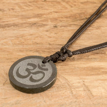 Load image into Gallery viewer, Maya Jade Om Necklace Artisan Crafted Jewelry - Meditation | NOVICA