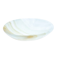 Load image into Gallery viewer, Striped Onyx Soap Dish Hand Crafted in Mexico - Clean Lines | NOVICA