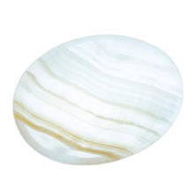 Load image into Gallery viewer, Striped Onyx Soap Dish Hand Crafted in Mexico - Clean Lines | NOVICA
