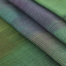 Load image into Gallery viewer, Purple Green Hand Crafted Rayon Scarf - Iridescent Pastels | NOVICA